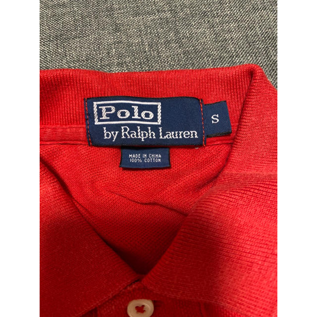 POLO RALPH LAUREN(ポロラルフローレン)のラルフローレン 半袖ポロシャツ赤色 Sサイズ メンズのトップス(ポロシャツ)の商品写真