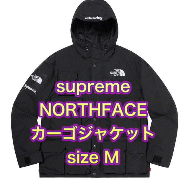 supreme ノースフェイス カーゴジャケット M ブラック