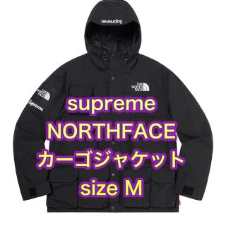 シュプリーム(Supreme)のsupreme ノースフェイス カーゴジャケット M ブラック(マウンテンパーカー)