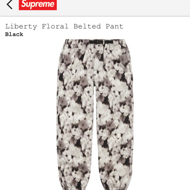 Supreme Liberty Floral Belted Pant パンツ 花