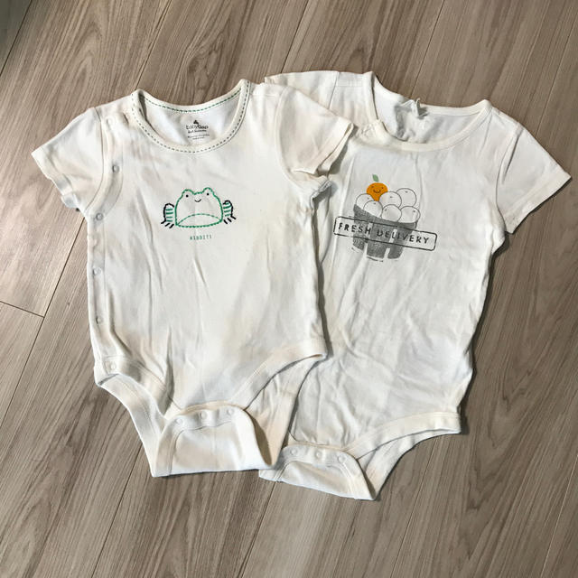 babyGAP(ベビーギャップ)のbabyGap  80  半袖ロンパース キッズ/ベビー/マタニティのベビー服(~85cm)(ロンパース)の商品写真