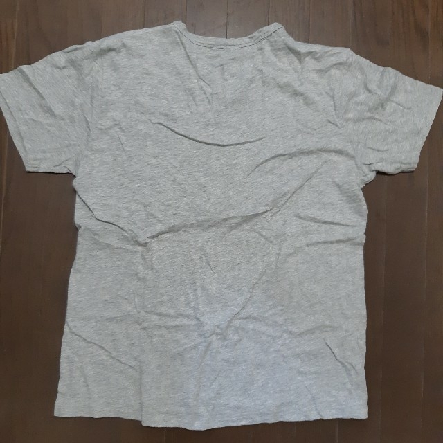 MUJI (無印良品)(ムジルシリョウヒン)の無印良品 Vネック グレー Tシャツ ＸＬ メンズのトップス(Tシャツ/カットソー(七分/長袖))の商品写真