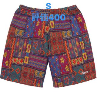 シュプリーム(Supreme)のSサイズ Supreme Patchwork Knit Short(ショートパンツ)