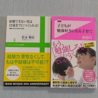 子どもが勉強好きになる子育て  /  結婚できない男は12歳までにつくられる!(ノンフィクション/教養)