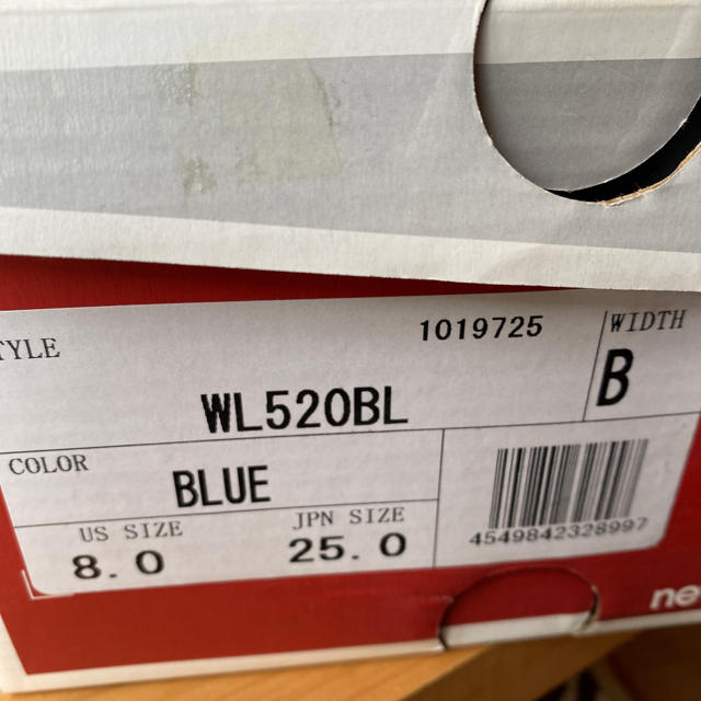 New Balance(ニューバランス)の新品未使用  ☆new balance WL520BL☆ ブルー 25.0 レディースの靴/シューズ(スニーカー)の商品写真