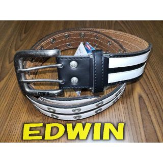 エドウィン(EDWIN)のH115 未使用 EDWIN リアルレザーベルト(ベルト)