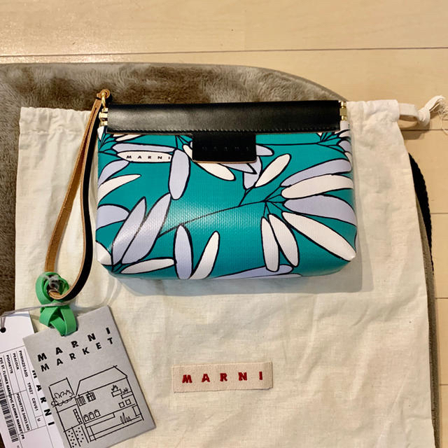 marni flower market POCHETTE - クラッチバッグ