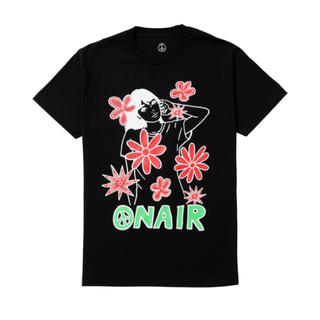 ビームス(BEAMS)のkyne Flowers S/SL Tee black サイズL(Tシャツ/カットソー(半袖/袖なし))