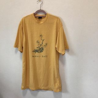 モンベル(mont bell)の【montbell】Tシャツ 黄色 モンベル 半袖(Tシャツ/カットソー(半袖/袖なし))