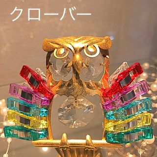 人気❣️正規品　クローバー　仮止めクリップミニ　10個(その他)