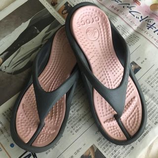 クロックス(crocs)の7/12迄お値下げ！クロックス♡ビーチサンダル(サンダル)