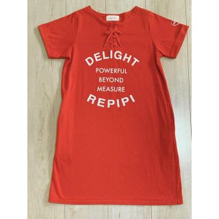 レピピアルマリオ(repipi armario)のrepipi armrioレピピアルマリオ半袖TシャツワンピースXS140150(ワンピース)