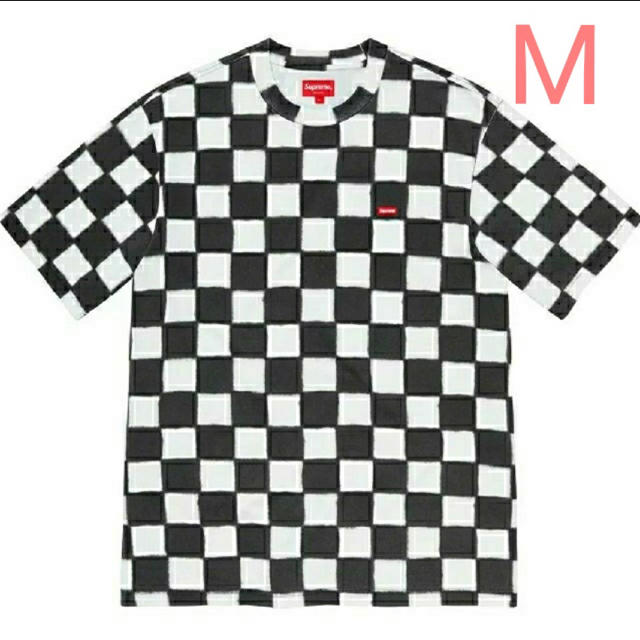 supreme small box logo tee checkerboard