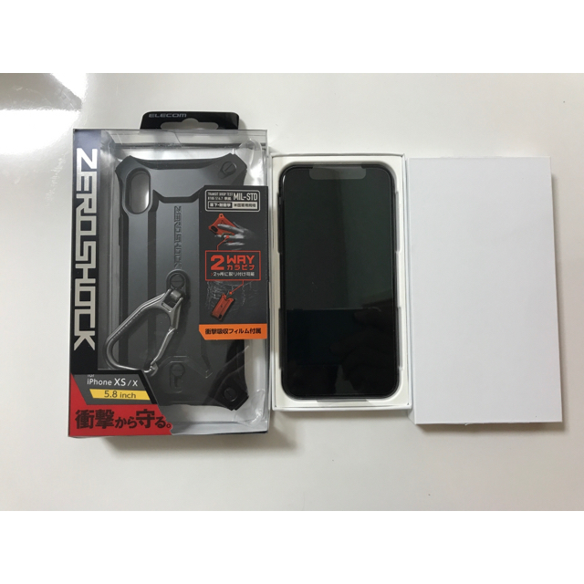 専用出品 【新品】iPhoneX Space Gray 256GB SIMフリー-