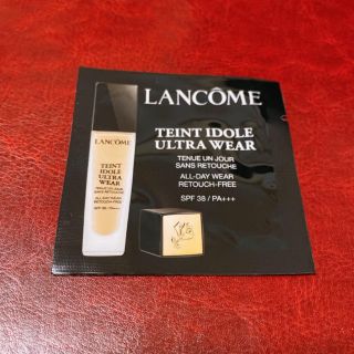 ランコム(LANCOME)のランコム タンイドル ウルトラ ウェア リキッド 02 ファンデ(サンプル/トライアルキット)