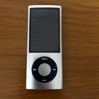 アップル(Apple)の【お値下げしました】iPod nano シルバー(ポータブルプレーヤー)