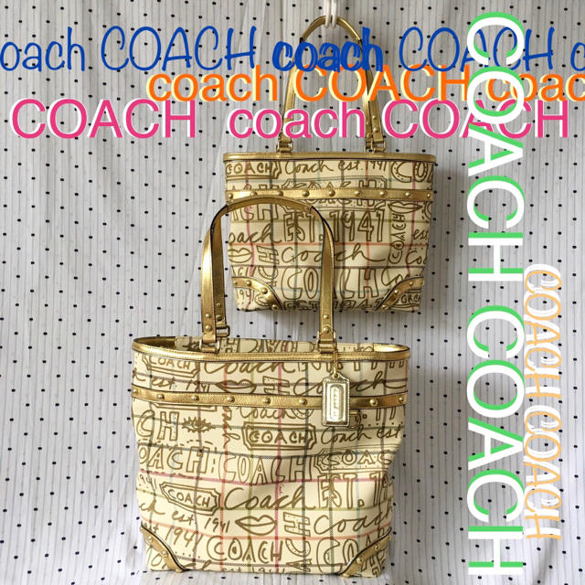 COACH(コーチ)のCOACH　コーチシグネチャータッターソール グラフティ13188トートバッグ  レディースのバッグ(トートバッグ)の商品写真