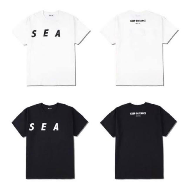 【S】WIND AND SEA KEEP DISTANCE T-SHIRT 白