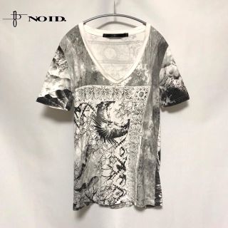 ノーアイディー(NO ID.)のTシャツ　カットソー　ノーアイディー　NO ID. 総柄　メンズ(Tシャツ/カットソー(半袖/袖なし))