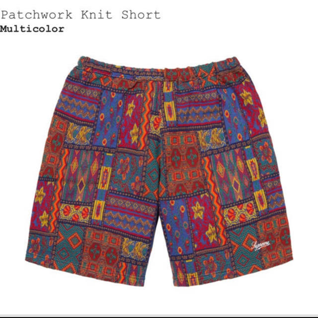 supreme Patchwork Knit Short S シュプリーム