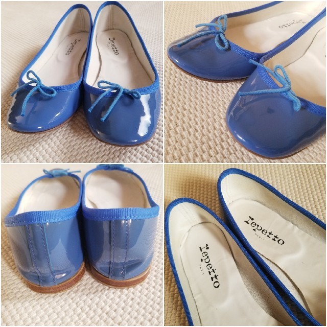 repetto(レペット)のみどさん専用　Repetto　レペットバレエシューズ　おしゃれブルー　ドゥロワー レディースの靴/シューズ(バレエシューズ)の商品写真