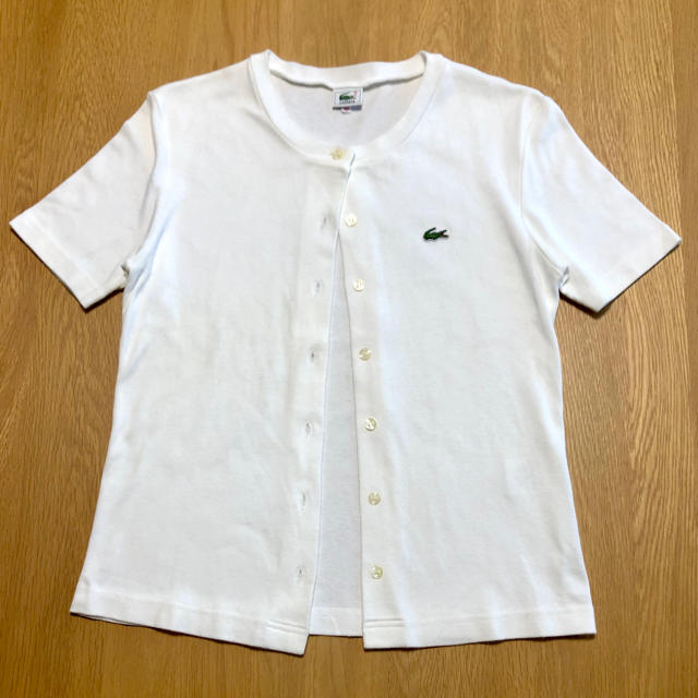 LACOSTE(ラコステ)のラコステ　半袖カーディガン レディースのトップス(カーディガン)の商品写真