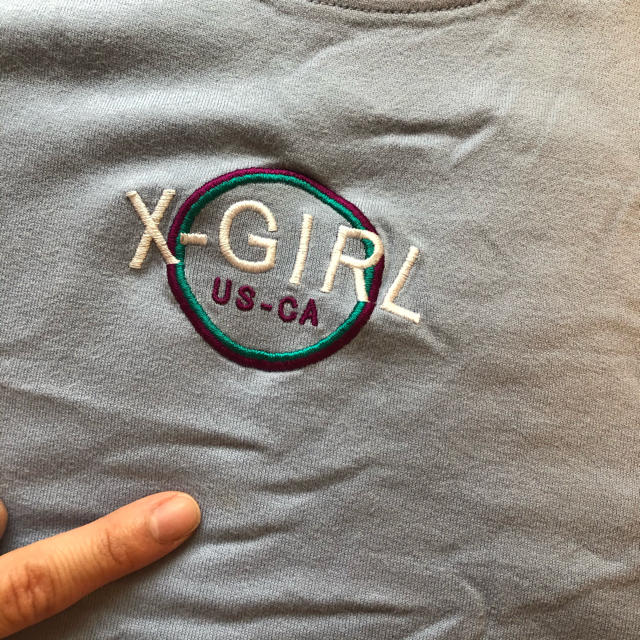 X-girl(エックスガール)のx-girl リンガーTシャツ レディースのトップス(Tシャツ(半袖/袖なし))の商品写真