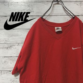 ナイキ(NIKE)の【NIKE】USA製 ナイキ 半袖Tシャツ Ｖネック 刺繍ロゴ(Tシャツ/カットソー(半袖/袖なし))