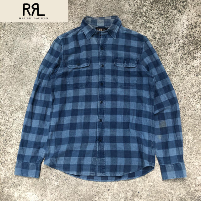 RRL(ダブルアールエル)のRRL ダメージ加工 パラカシャツ /vintage チェック #ボロの美学 メンズのトップス(シャツ)の商品写真