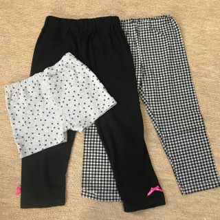 ユニクロ(UNIQLO)の女の子スパッツ　130  3枚おまとめ(パンツ/スパッツ)