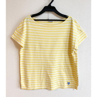 オーシバル(ORCIVAL)のORCIVAL オーシバル　Tシャツ　黄色　ボーダー　Bshop(シャツ/ブラウス(半袖/袖なし))