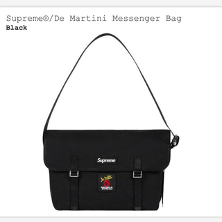 シュプリーム(Supreme)のSupreme®/De Martini Messenger bag BLACK(メッセンジャーバッグ)