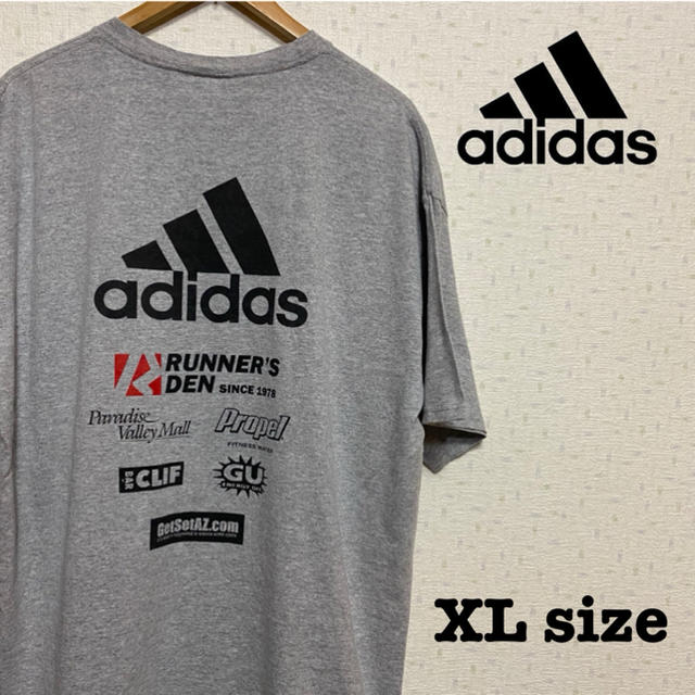 Adidas 美品 海外ビンテージusa古着 背面ビックロゴ かわいいデザインtシャツ 灰色の通販 By Moeka 古着屋 アイテム フォロー割 アディダスならラクマ