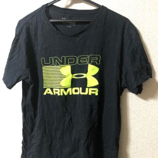 アンダーアーマー(UNDER ARMOUR)のUNDERARMER ｱﾝﾀﾞｰｱｰﾏ　メンズL　Tシャツ黒　used ほぼ新品(Tシャツ/カットソー(半袖/袖なし))