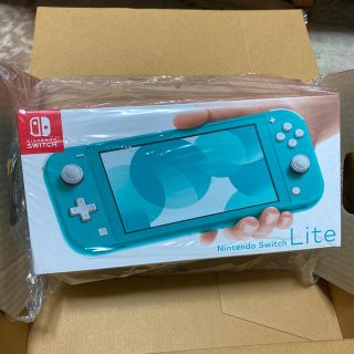 Nintendo Switch ニンテンドースイッチ ライト ターコイズ 新品未使用 保証書 ヨドバシ ゲームの通販 ラクマ