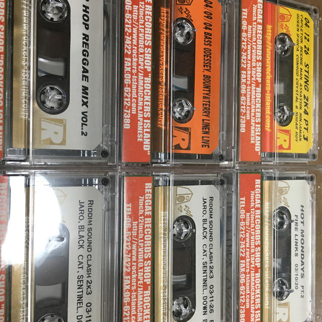 カセットテープ 10本 中古 reggae hiphop mixtapeの通販 by カセットテープ 10本 中古 reggae hiphop mixtapeの通販 by