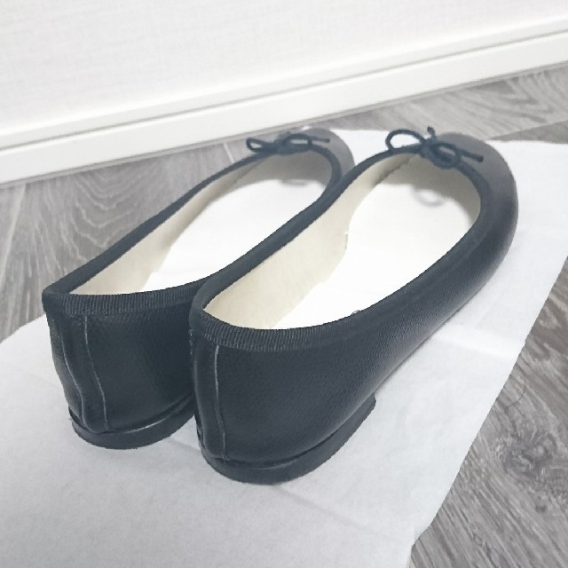 しますので repetto ブラック 38の通販 by みわん's shop|レペット 正規品販促激安 レペット ストラップバレエシューズ サイズ38 フラットシューズ/バレエシューズ