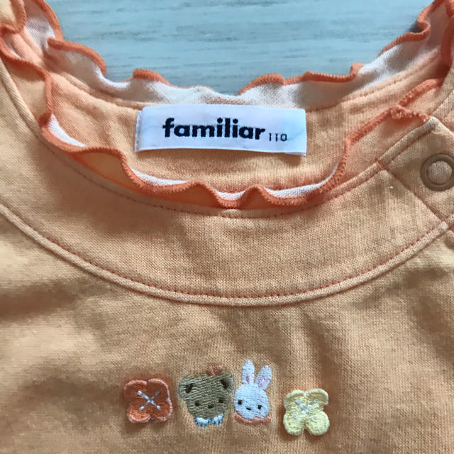 familiar(ファミリア)のお値下げしました‼︎ ファミリア  トップス　110 キッズ/ベビー/マタニティのキッズ服女の子用(90cm~)(Tシャツ/カットソー)の商品写真