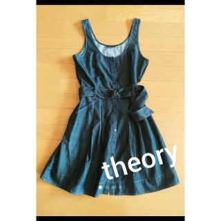 セオリー(theory)のtheory★柔らかデニムワンピース　セオリー(ひざ丈ワンピース)