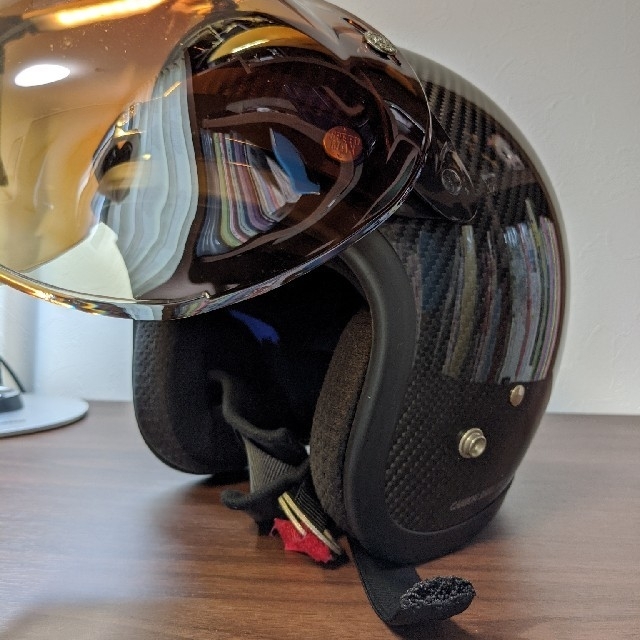 自動車/バイクリード工業 カーボンジェットヘルメット LEAD
