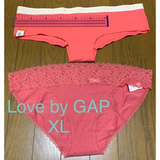 ギャップ(GAP)のLove by GAP ショーツ　ＸＬサイズ　2枚セット(ショーツ)