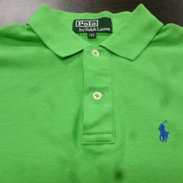 POLO RALPH LAUREN ポロラルフローレン 半袖ポロシャツ 150ｃｍ 黄緑 古いの通販 by エンジェルピース｜ポロラルフローレン ならラクマ