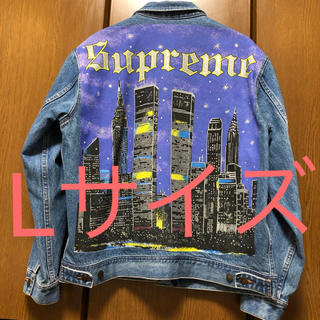 new york painted trucker jacket supreme