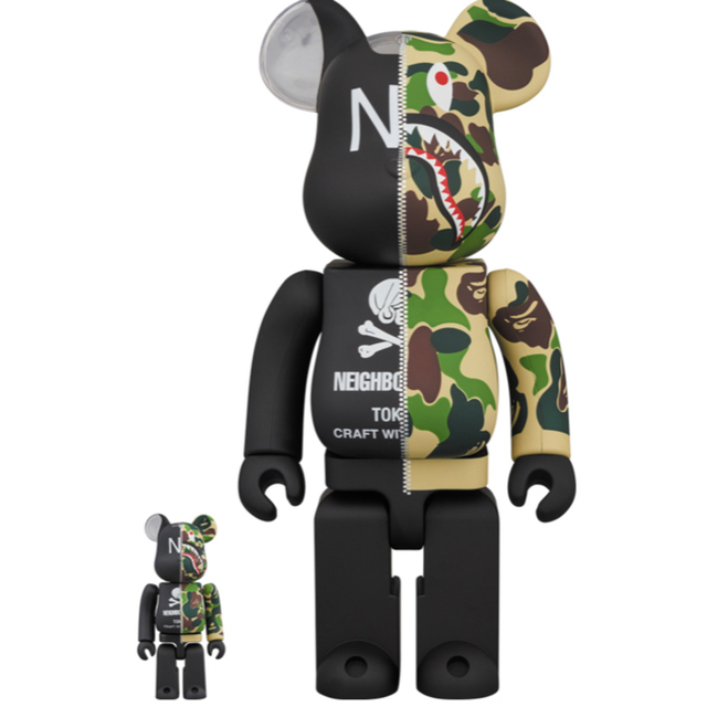 APE × NEIGHBORHOOD BE@RBRICK 400%&100%