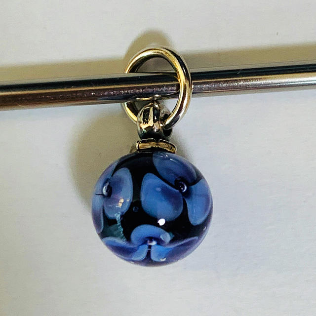 trollbeads トロールビーズ MIX パープルフラワータッセル