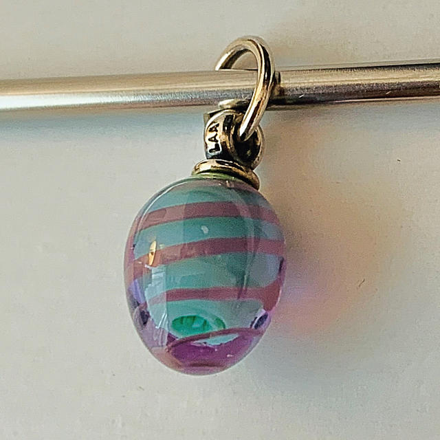 trollbeads トロールビーズ MIX イースターエッグ ミント&パープルの