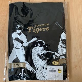 ハンシンタイガース(阪神タイガース)の阪神タイガース　鳥谷選手　2000本安打記念Tシャツ　XL(応援グッズ)