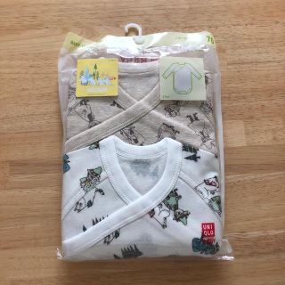 ユニクロ(UNIQLO)のUNIQLO ムーミン長袖ロンパース(ロンパース)