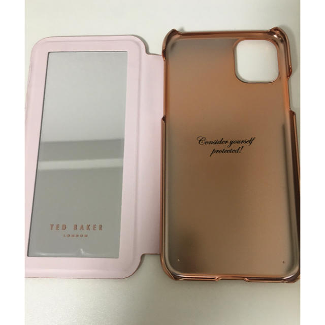 TED BAKER(テッドベイカー)のTED BAKER iPhone11 手帳型ミラー付き テッドベイカー スマホ/家電/カメラのスマホアクセサリー(iPhoneケース)の商品写真