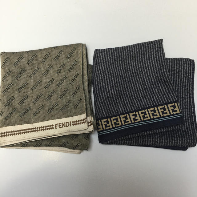 FENDI(フェンディ)のFENDI メンズ　ハンカチ メンズのファッション小物(ハンカチ/ポケットチーフ)の商品写真